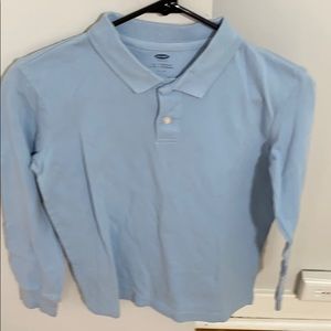 Old Navy Shirt Long Sleeves Light Blue